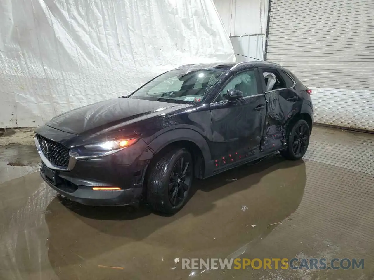 1 Photograph of a damaged car 3MVDMBAY4NM429098 MAZDA CX30 2022