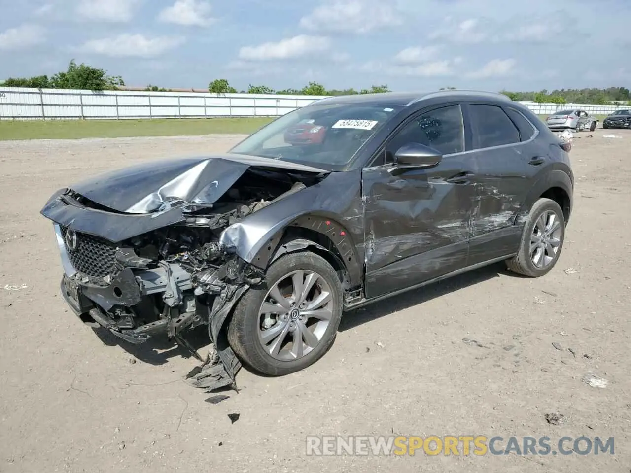 1 Photograph of a damaged car 3MVDMBBL2NM447263 MAZDA CX30 2022