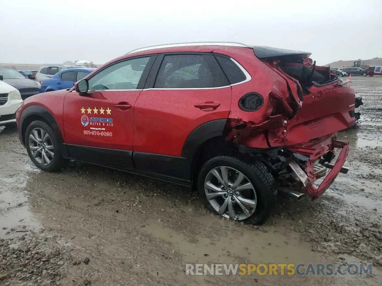 2 Photograph of a damaged car 3MVDMBBL7NM457612 MAZDA CX30 2022