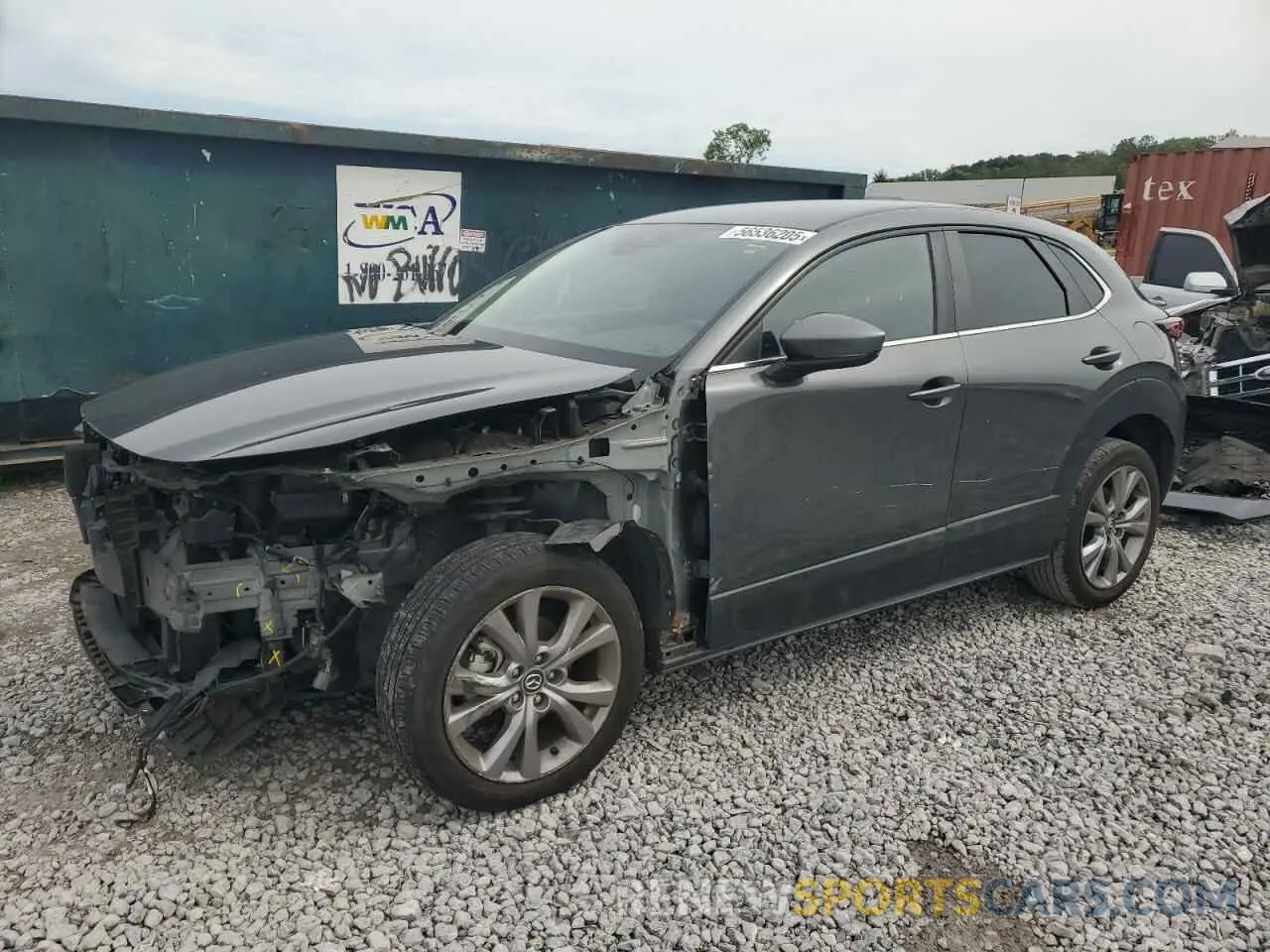 1 Photograph of a damaged car 3MVDMBBL8NM454394 MAZDA CX30 2022