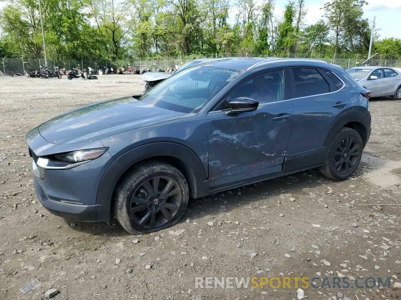 1 Photograph of a damaged car 3MVDMBCL2NM428792 MAZDA CX30 2022
