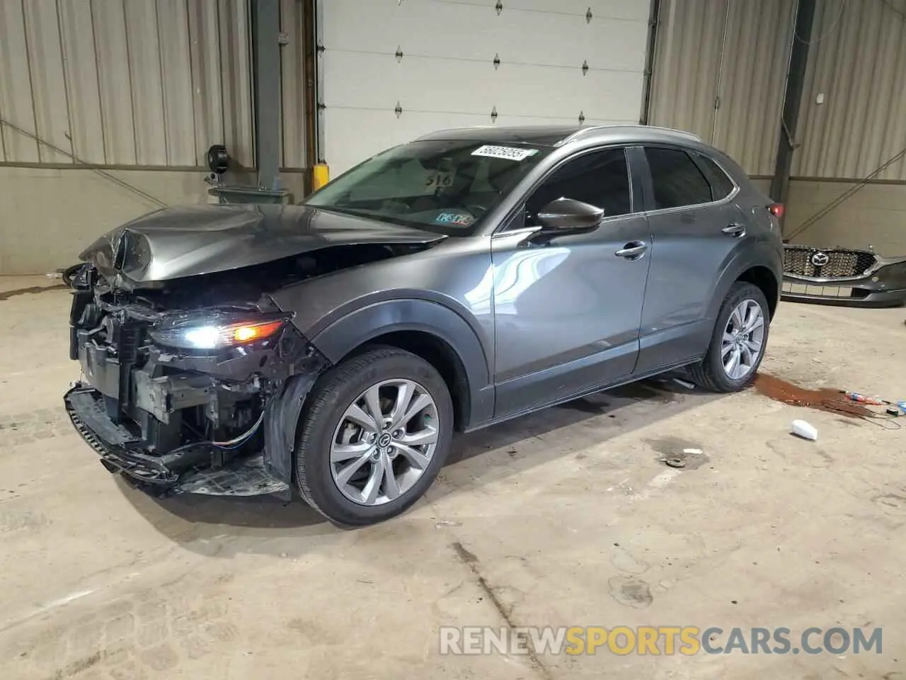 1 Photograph of a damaged car 3MVDMBCL2NM431272 MAZDA CX30 2022