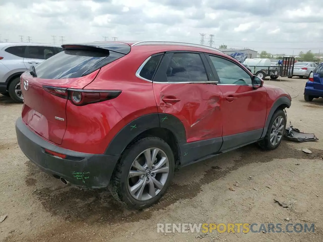 3 Photograph of a damaged car 3MVDMBCL5NM432111 MAZDA CX30 2022