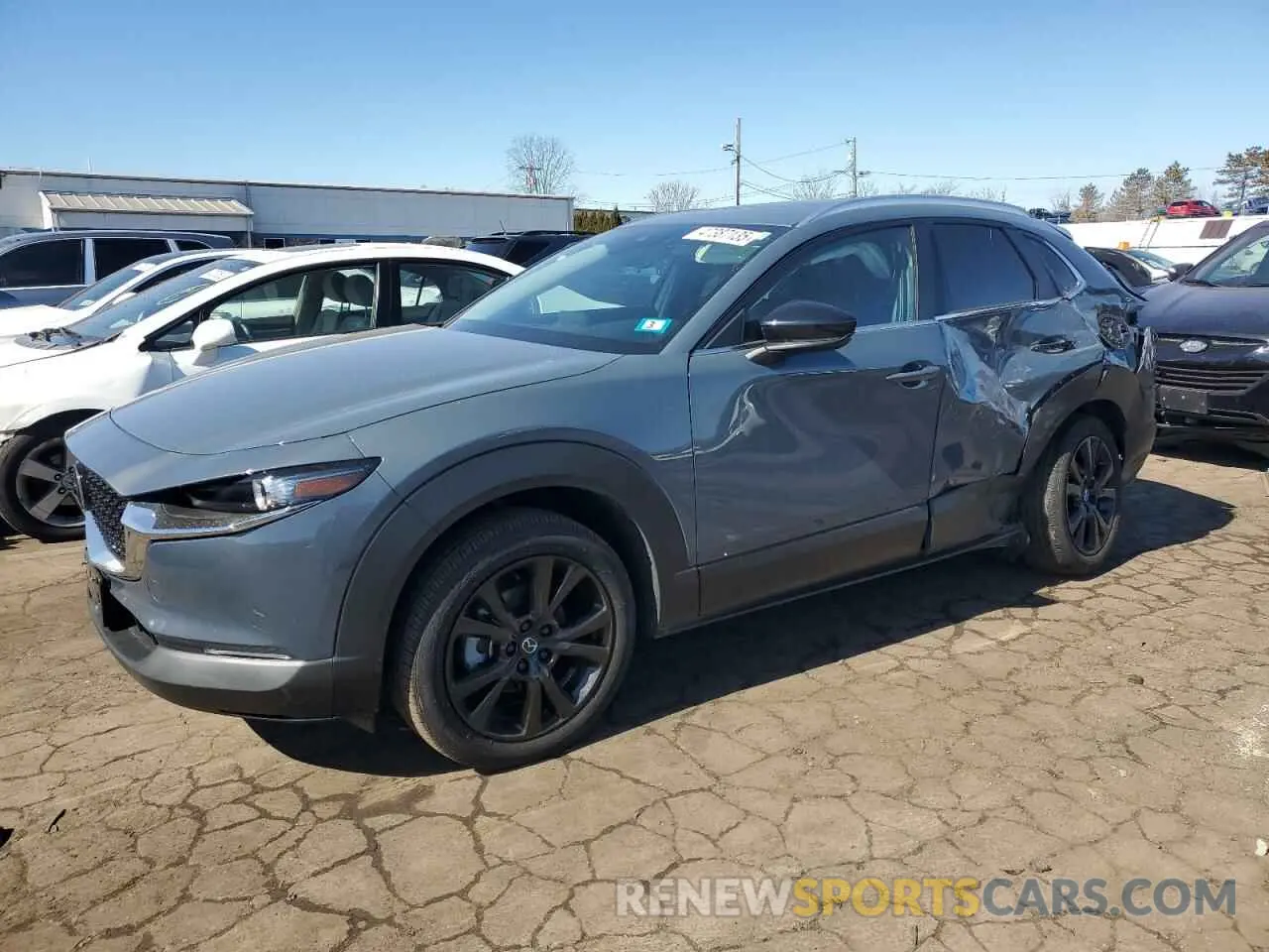 1 Photograph of a damaged car 3MVDMBCL7NM455308 MAZDA CX30 2022