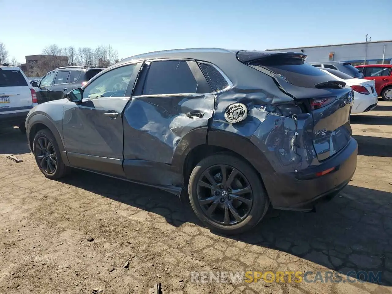 2 Photograph of a damaged car 3MVDMBCL7NM455308 MAZDA CX30 2022