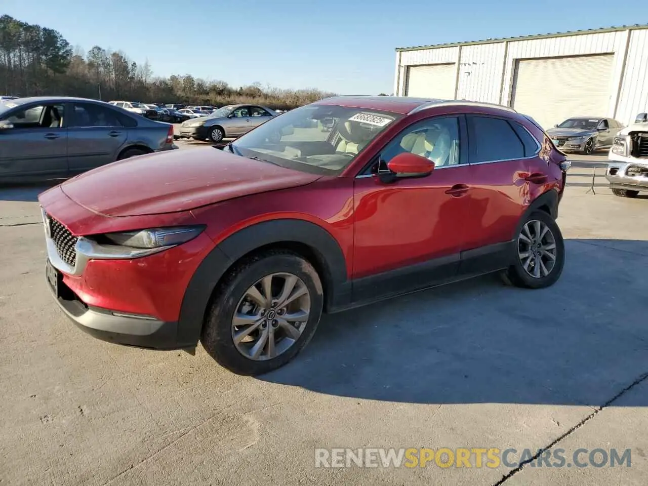 1 Photograph of a damaged car 3MVDMBDL1NM406698 MAZDA CX30 2022