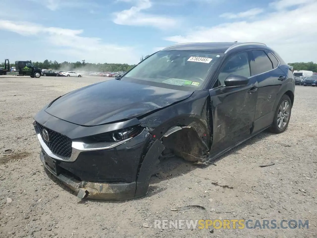 1 Photograph of a damaged car 3MVDMBDL2NM428998 MAZDA CX30 2022