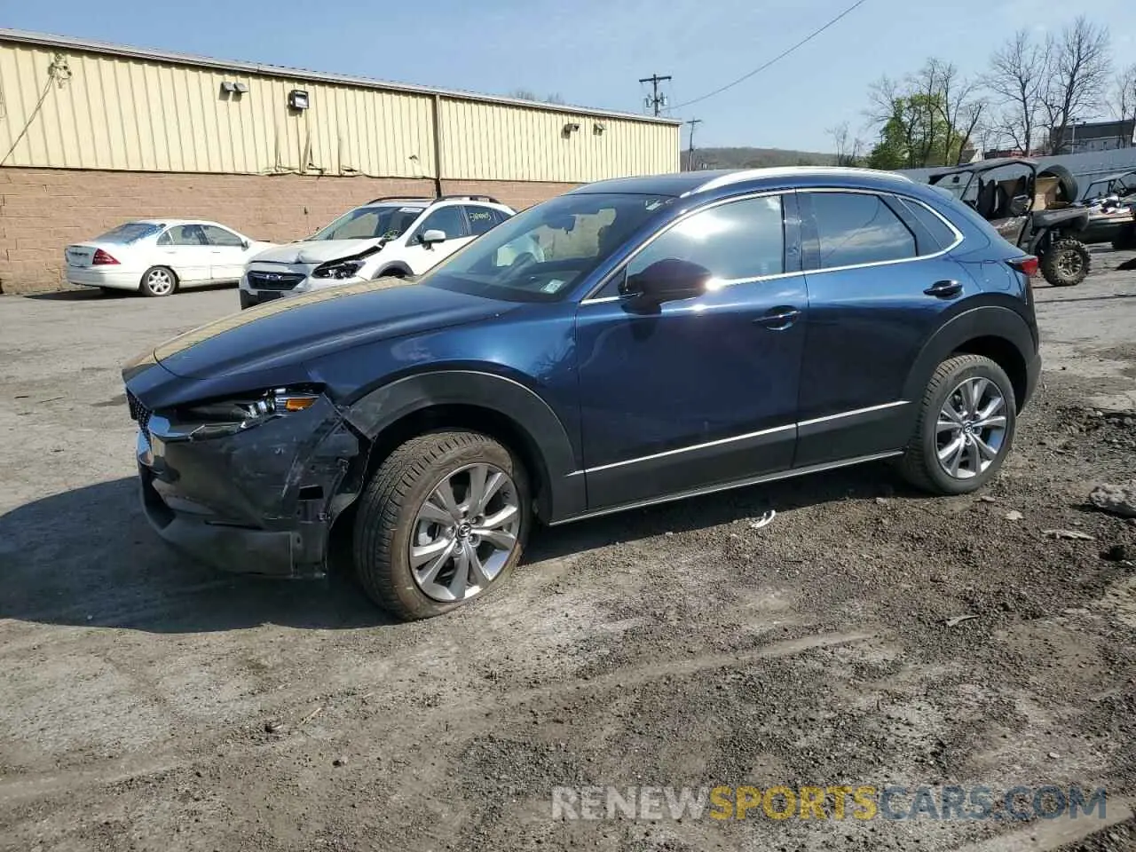 1 Photograph of a damaged car 3MVDMBDL3NM404404 MAZDA CX30 2022