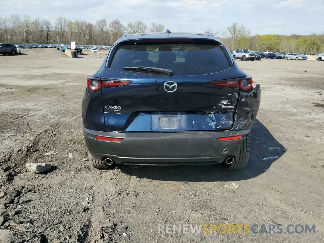 6 Photograph of a damaged car 3MVDMBDL3NM404404 MAZDA CX30 2022
