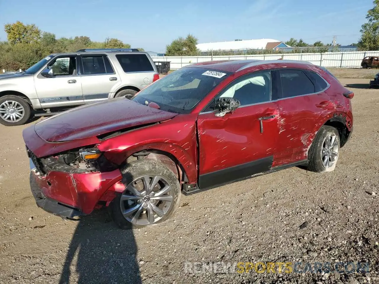 1 Photograph of a damaged car 3MVDMBDL9NM424401 MAZDA CX30 2022