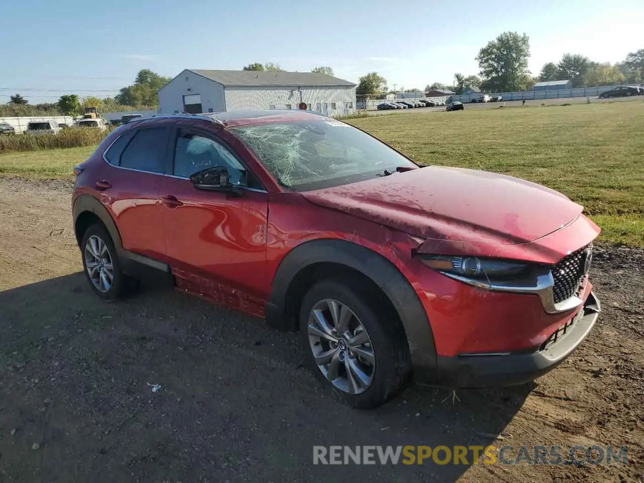 4 Photograph of a damaged car 3MVDMBDL9NM424401 MAZDA CX30 2022