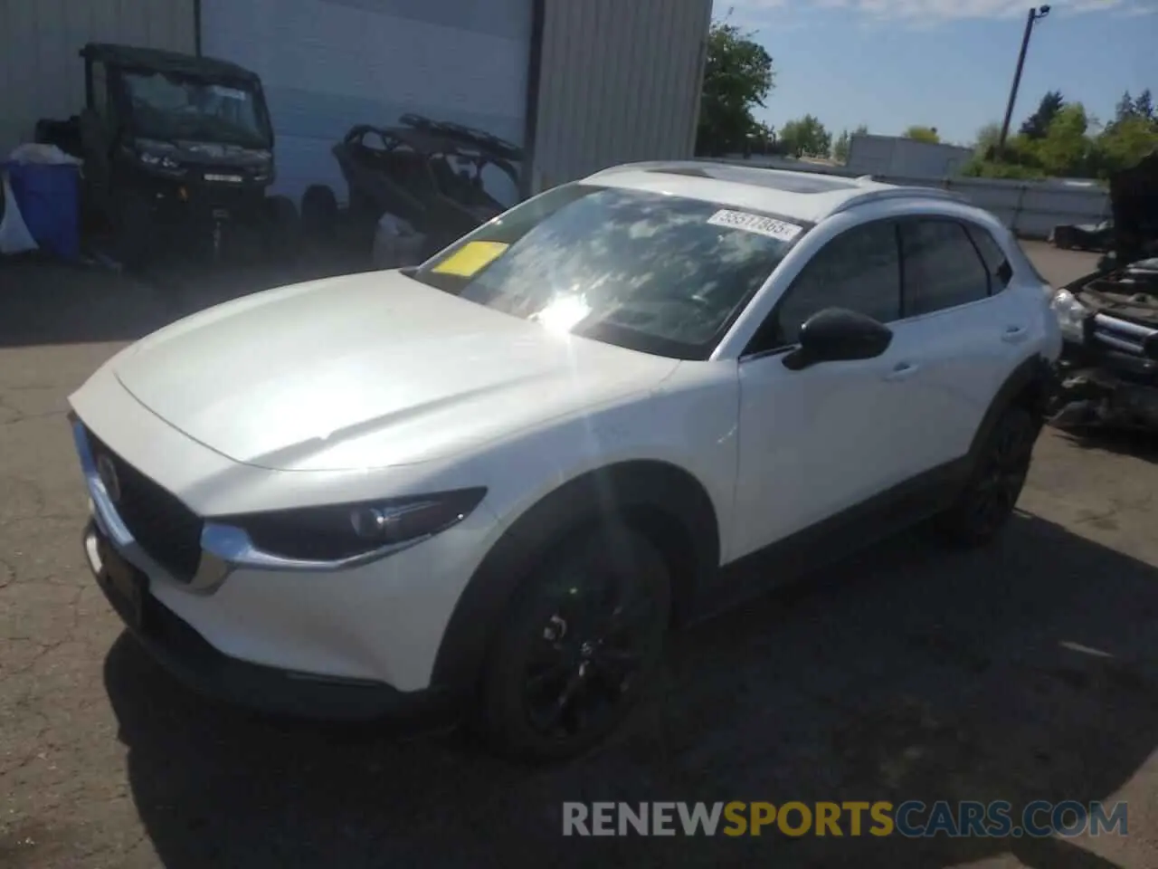 1 Photograph of a damaged car 3MVDMBDY4NM426830 MAZDA CX30 2022