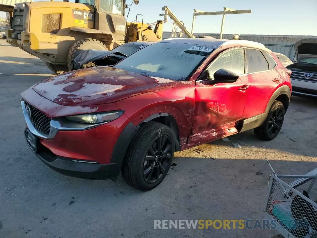 1 Photograph of a damaged car 3MVDMBDY4NM459049 MAZDA CX30 2022