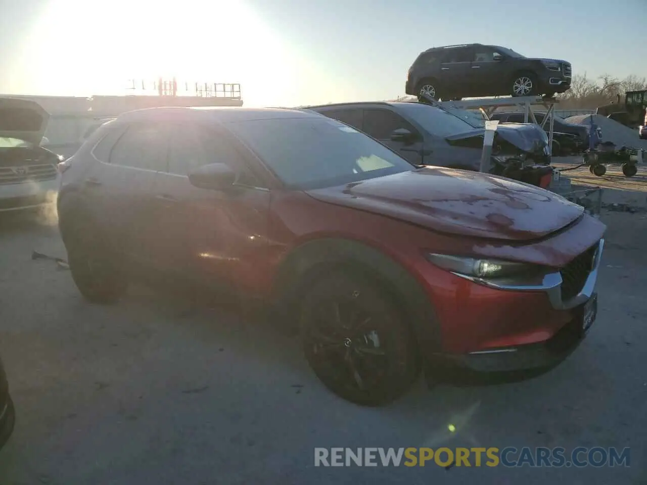 4 Photograph of a damaged car 3MVDMBDY4NM459049 MAZDA CX30 2022