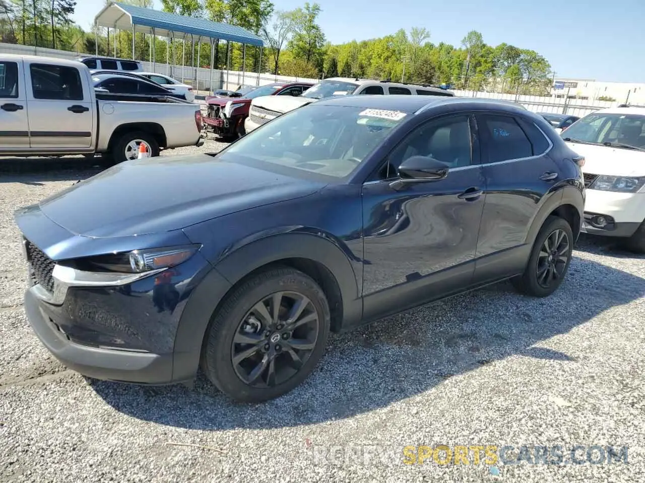 1 Photograph of a damaged car 3MVDMBDYXNM452798 MAZDA CX30 2022