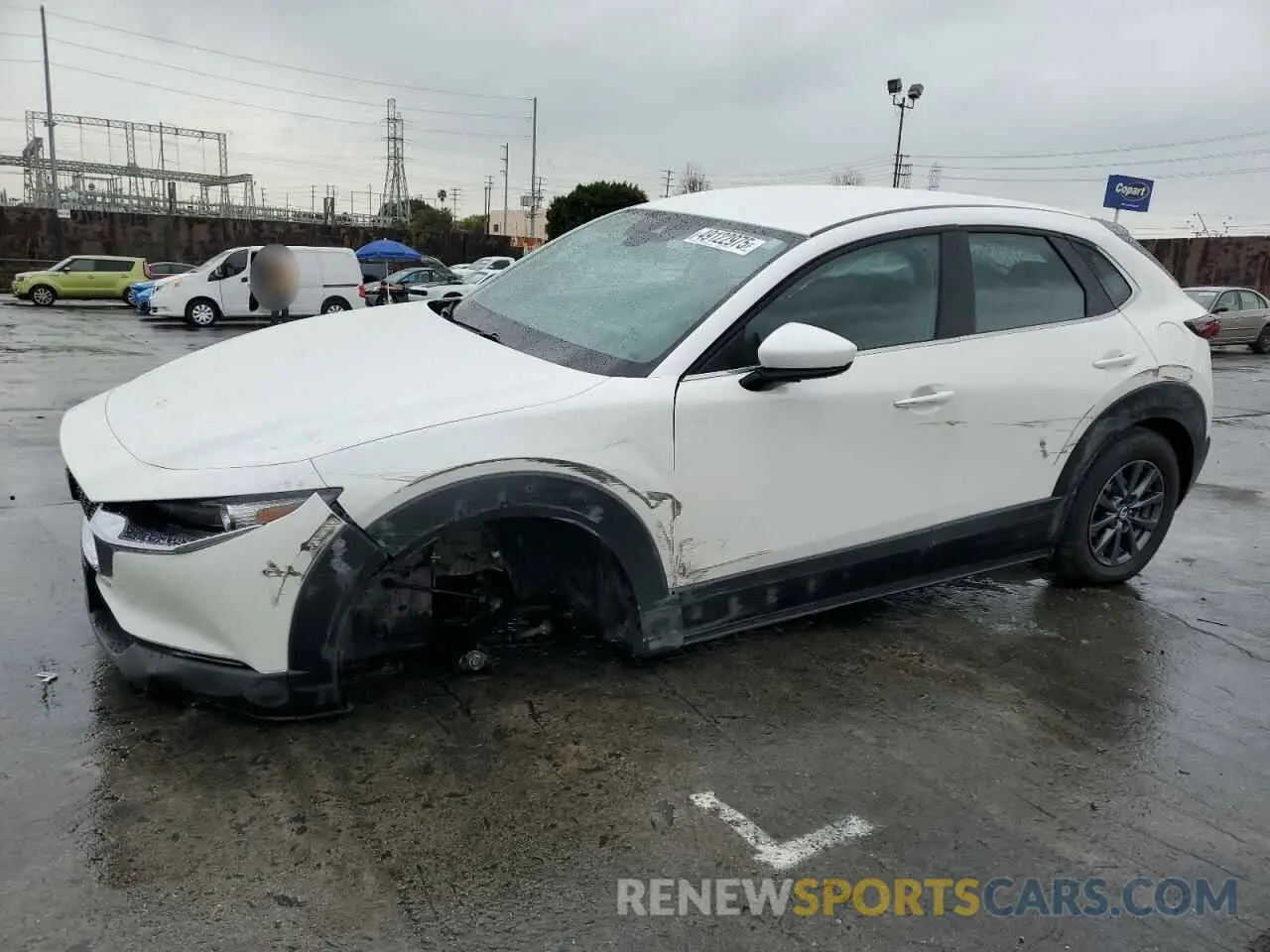 1 Photograph of a damaged car 3MVDMBAM4PM522056 MAZDA CX30 2023