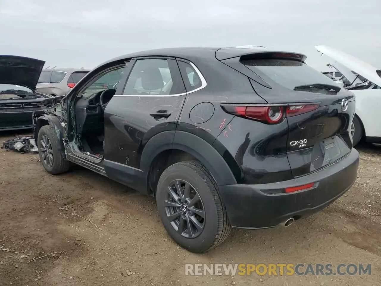 2 Photograph of a damaged car 3MVDMBAM6PM549095 MAZDA CX30 2023