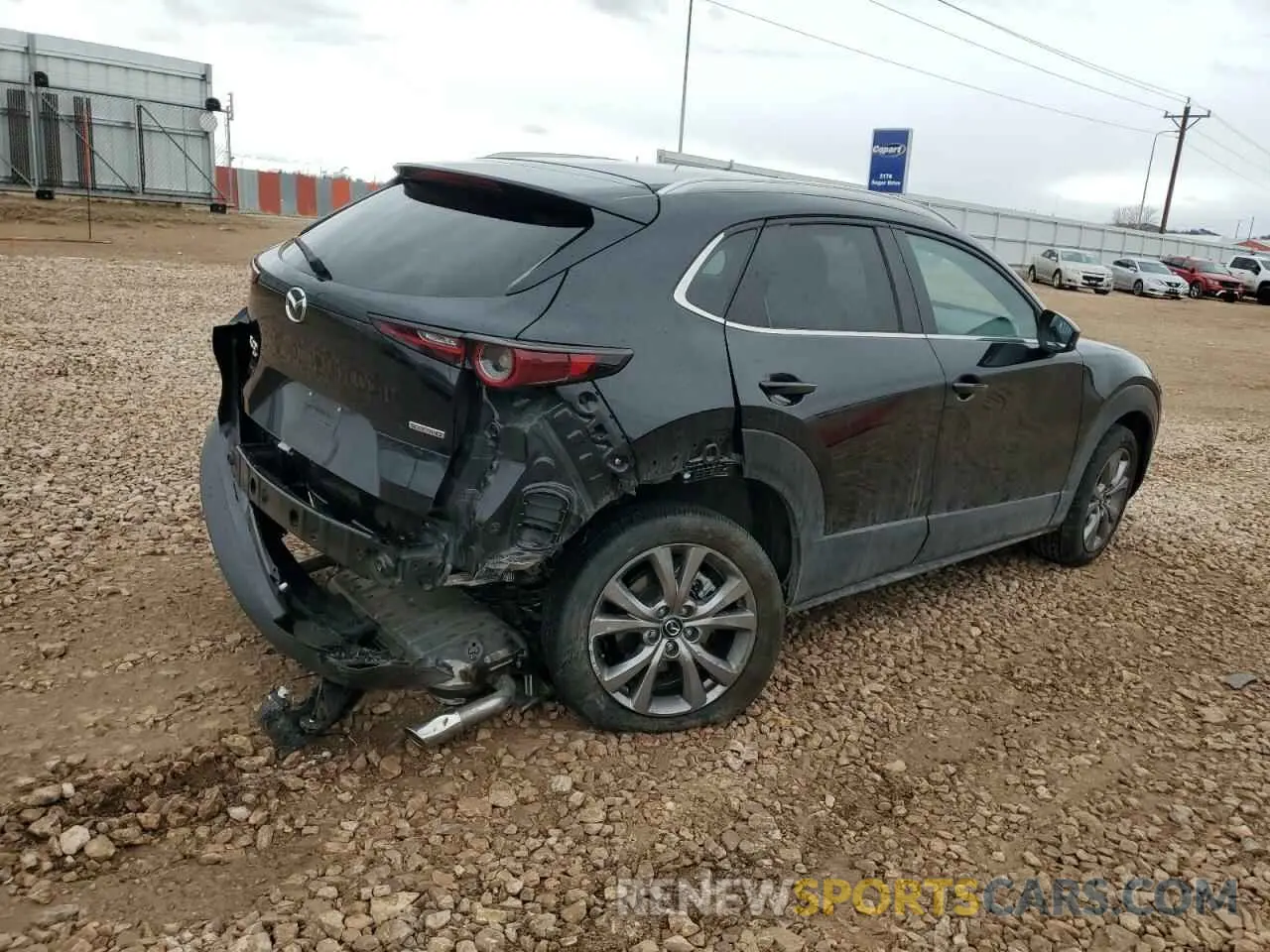 3 Photograph of a damaged car 3MVDMBBM0PM562276 MAZDA CX30 2023