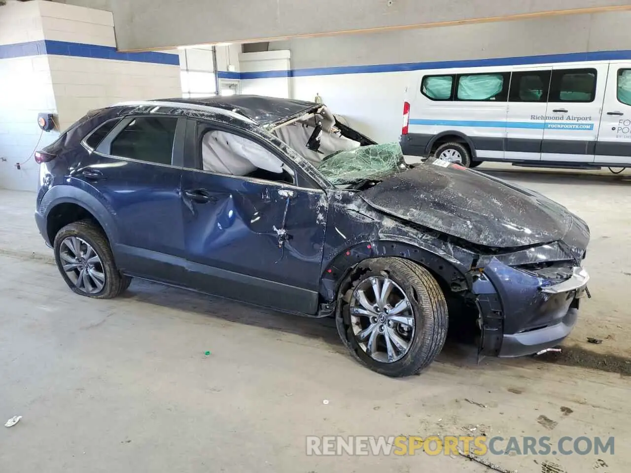4 Photograph of a damaged car 3MVDMBBM1PM563758 MAZDA CX30 2023