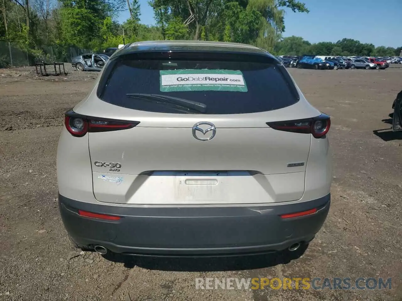 6 Photograph of a damaged car 3MVDMBBM2PM516481 MAZDA CX30 2023