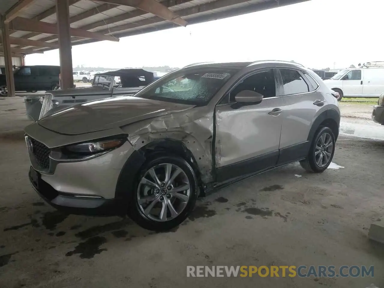 1 Photograph of a damaged car 3MVDMBBM2PM559542 MAZDA CX30 2023