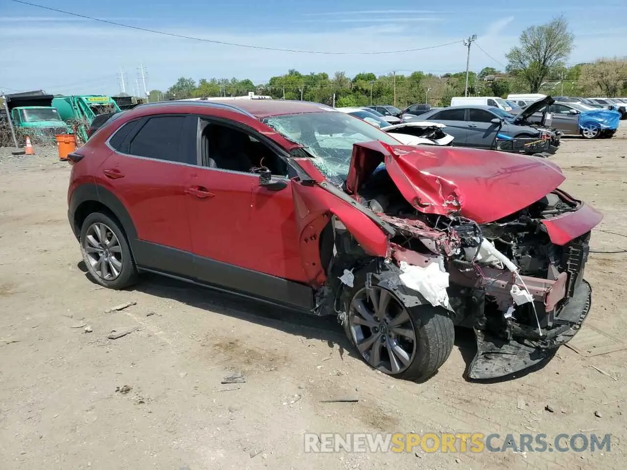 4 Photograph of a damaged car 3MVDMBBM5PM546851 MAZDA CX30 2023