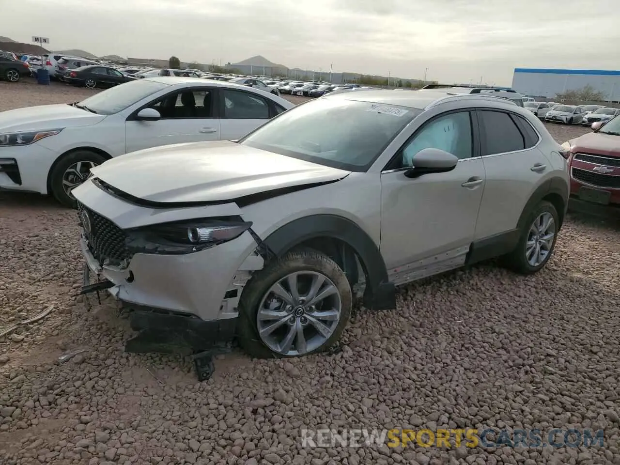 1 Photograph of a damaged car 3MVDMBBM7PM527332 MAZDA CX30 2023