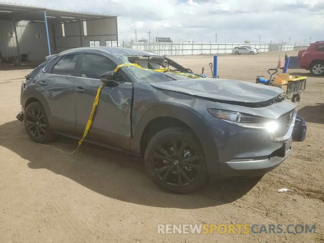4 Photograph of a damaged car 3MVDMBCM1PM578257 MAZDA CX30 2023