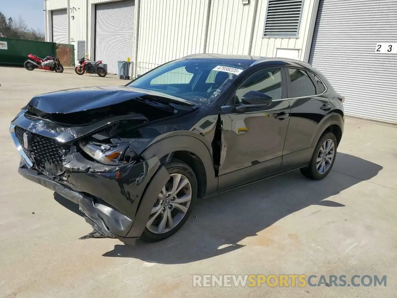 1 Photograph of a damaged car 3MVDMBCM4PM527285 MAZDA CX30 2023