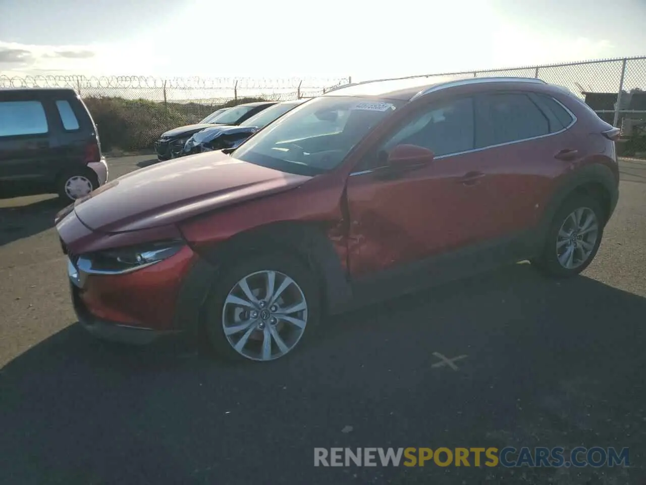 1 Photograph of a damaged car 3MVDMBCM5PM566659 MAZDA CX30 2023