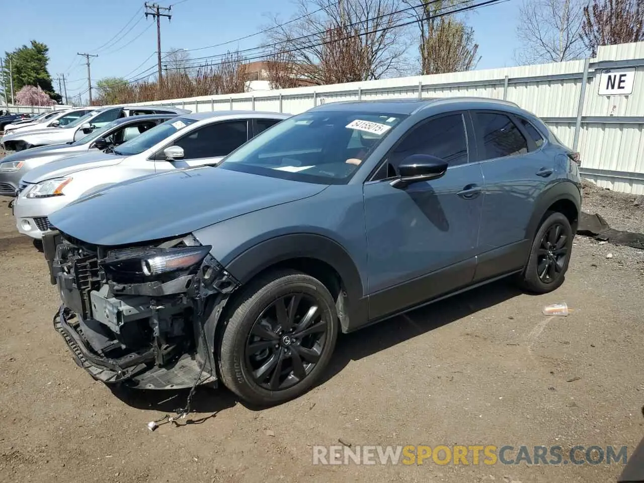 1 Photograph of a damaged car 3MVDMBCM7PM554643 MAZDA CX30 2023