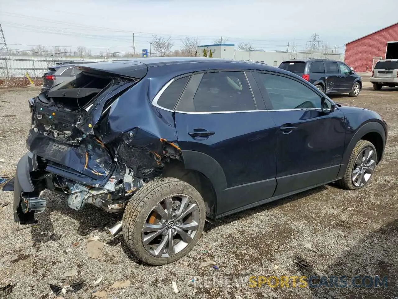 3 Photograph of a damaged car 3MVDMBCMXPM501581 MAZDA CX30 2023