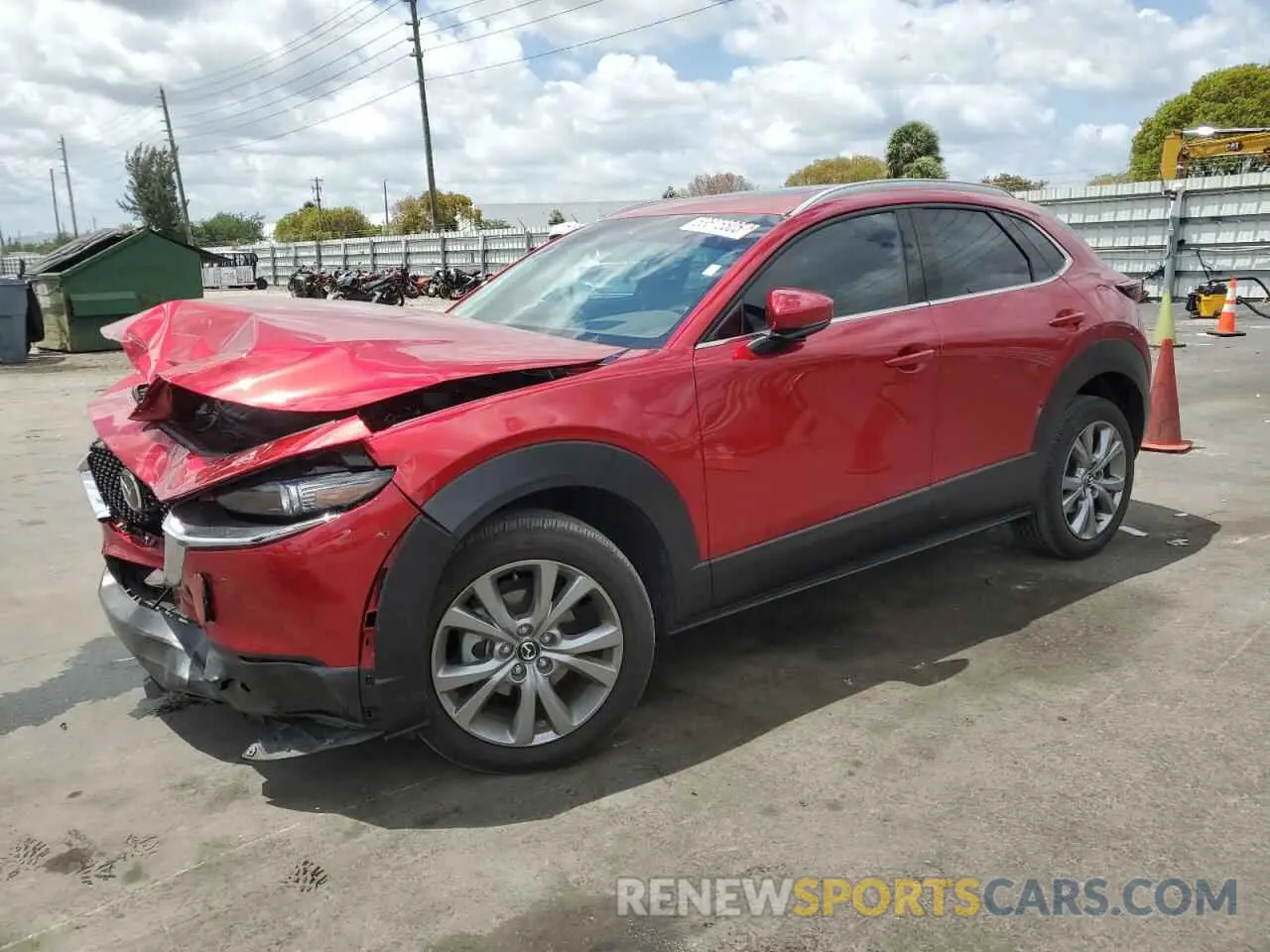 1 Photograph of a damaged car 3MVDMBDM0PM504875 MAZDA CX30 2023