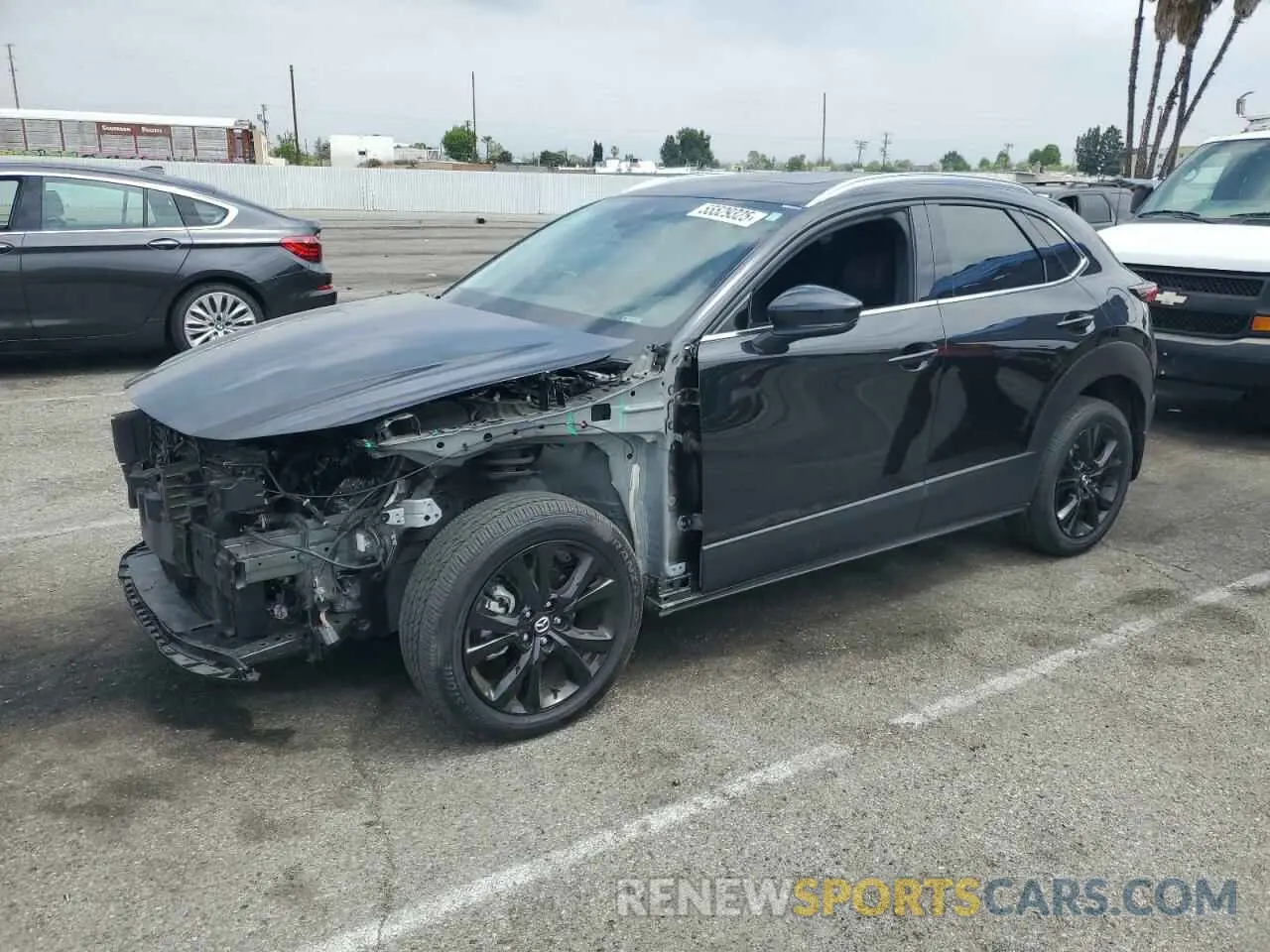 1 Photograph of a damaged car 3MVDMBDY0PM527107 MAZDA CX30 2023