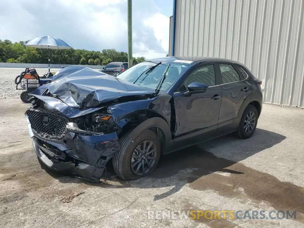 1 Photograph of a damaged car 3MVDMBAM4RM617719 MAZDA CX30 2024