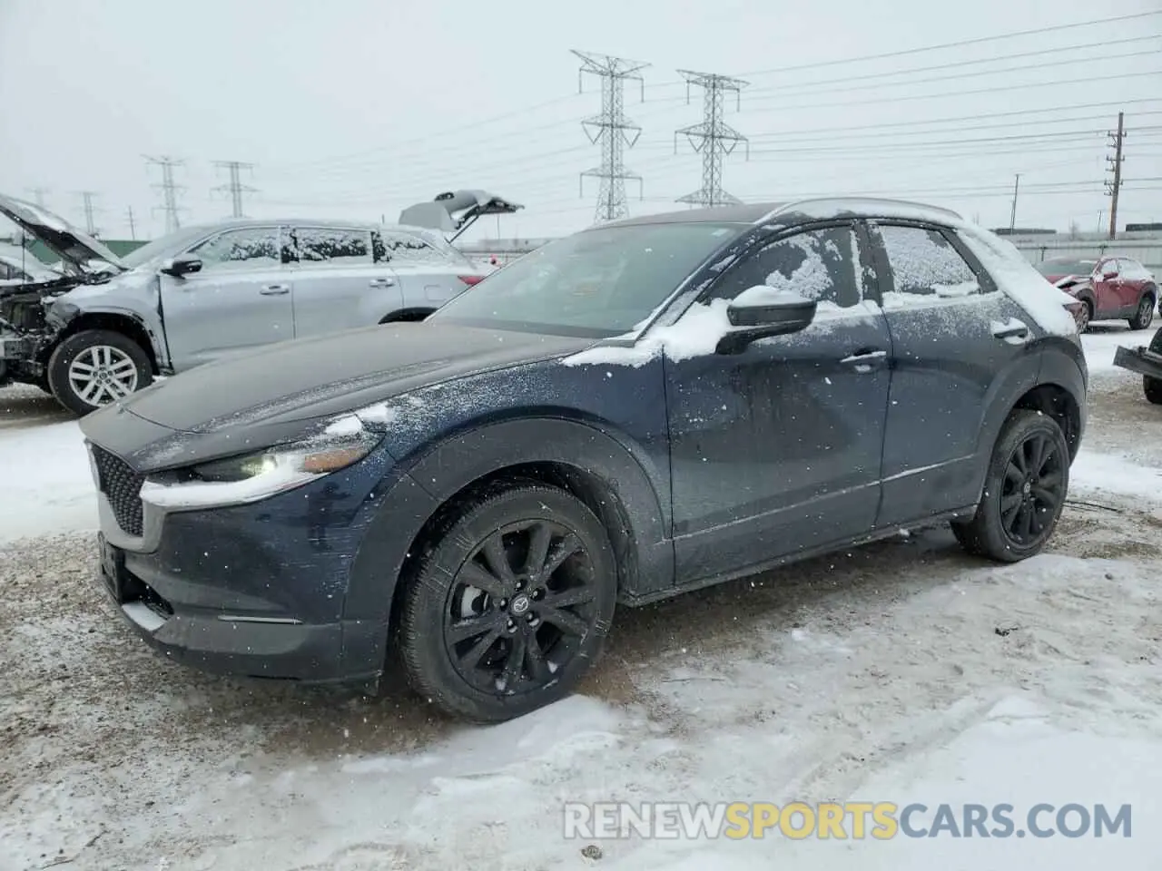 1 Photograph of a damaged car 3MVDMBBM4RM607867 MAZDA CX30 2024