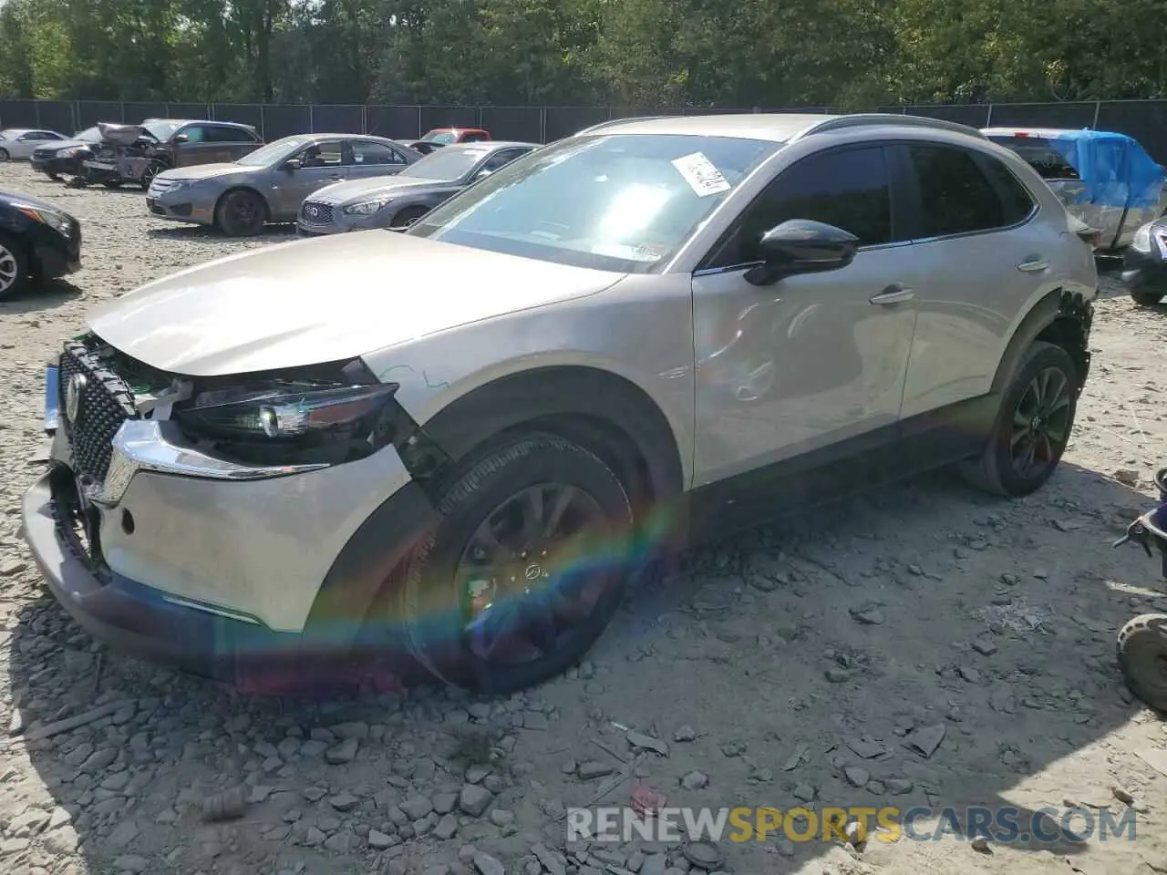 1 Photograph of a damaged car 3MVDMBBM6RM610267 MAZDA CX30 2024