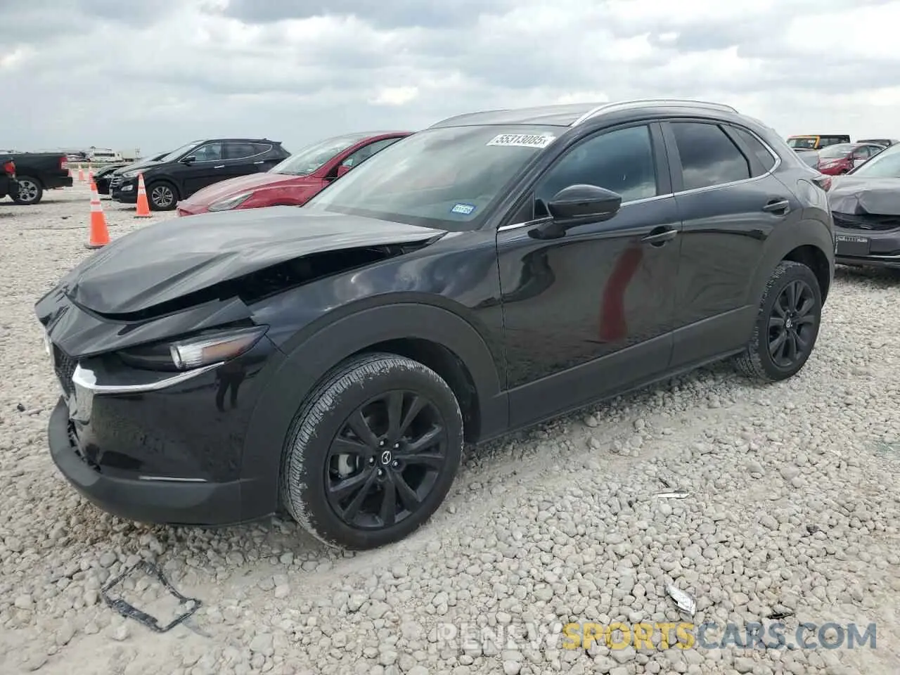 1 Photograph of a damaged car 3MVDMBBM7RM611928 MAZDA CX30 2024