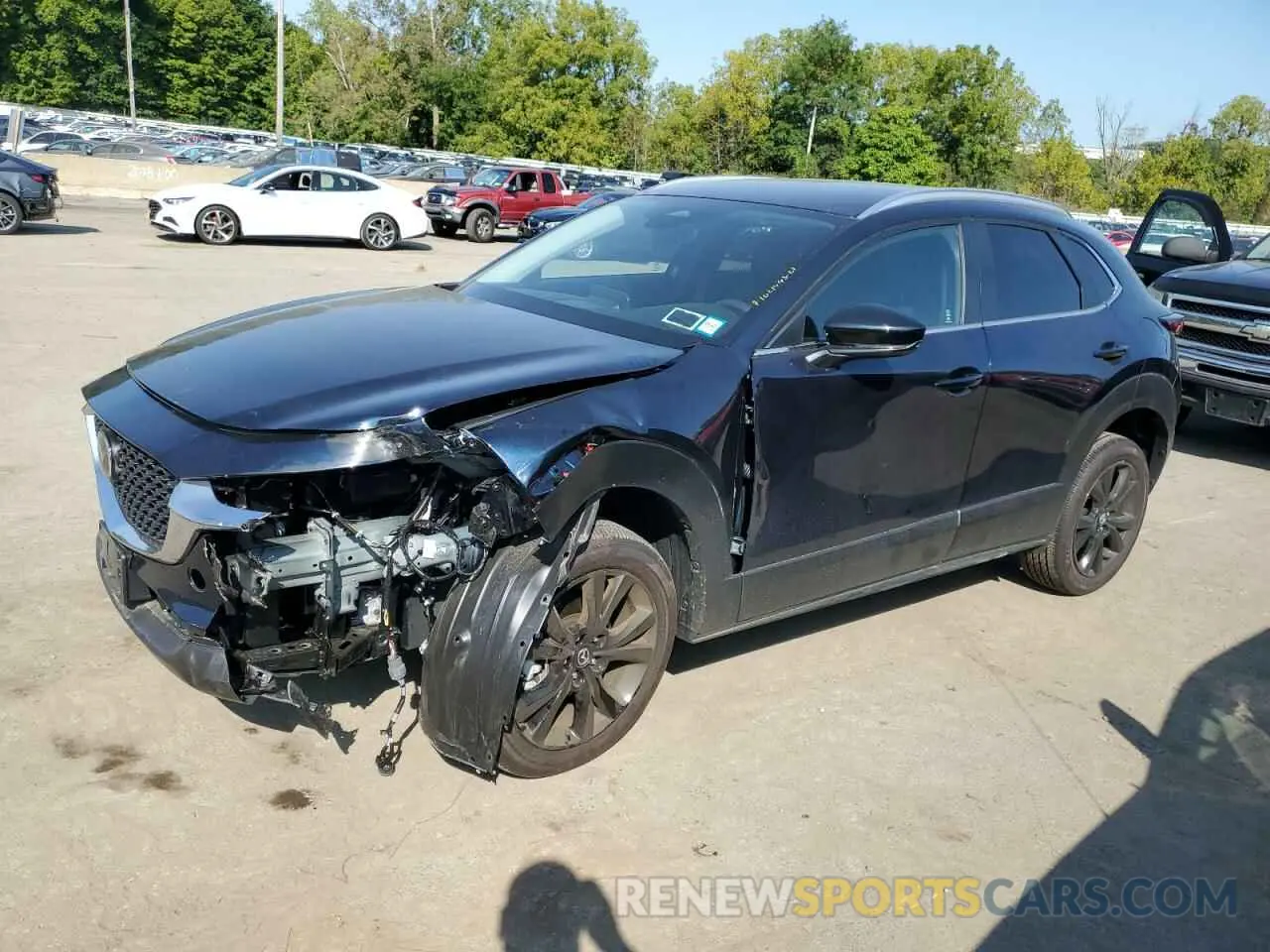 1 Photograph of a damaged car 3MVDMBBM7RM664516 MAZDA CX30 2024