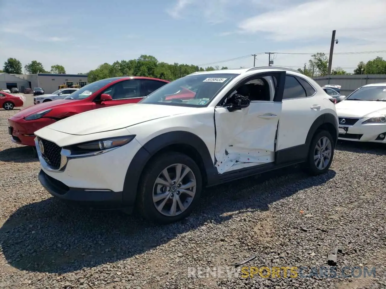1 Photograph of a damaged car 3MVDMBCM0RM630366 MAZDA CX30 2024