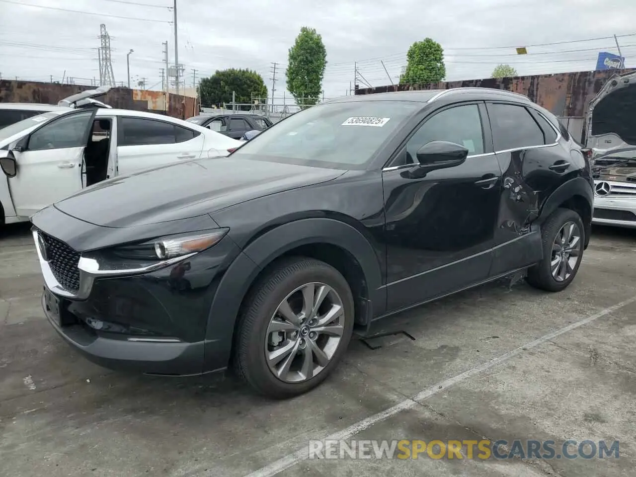 1 Photograph of a damaged car 3MVDMBCM1RM618954 MAZDA CX30 2024