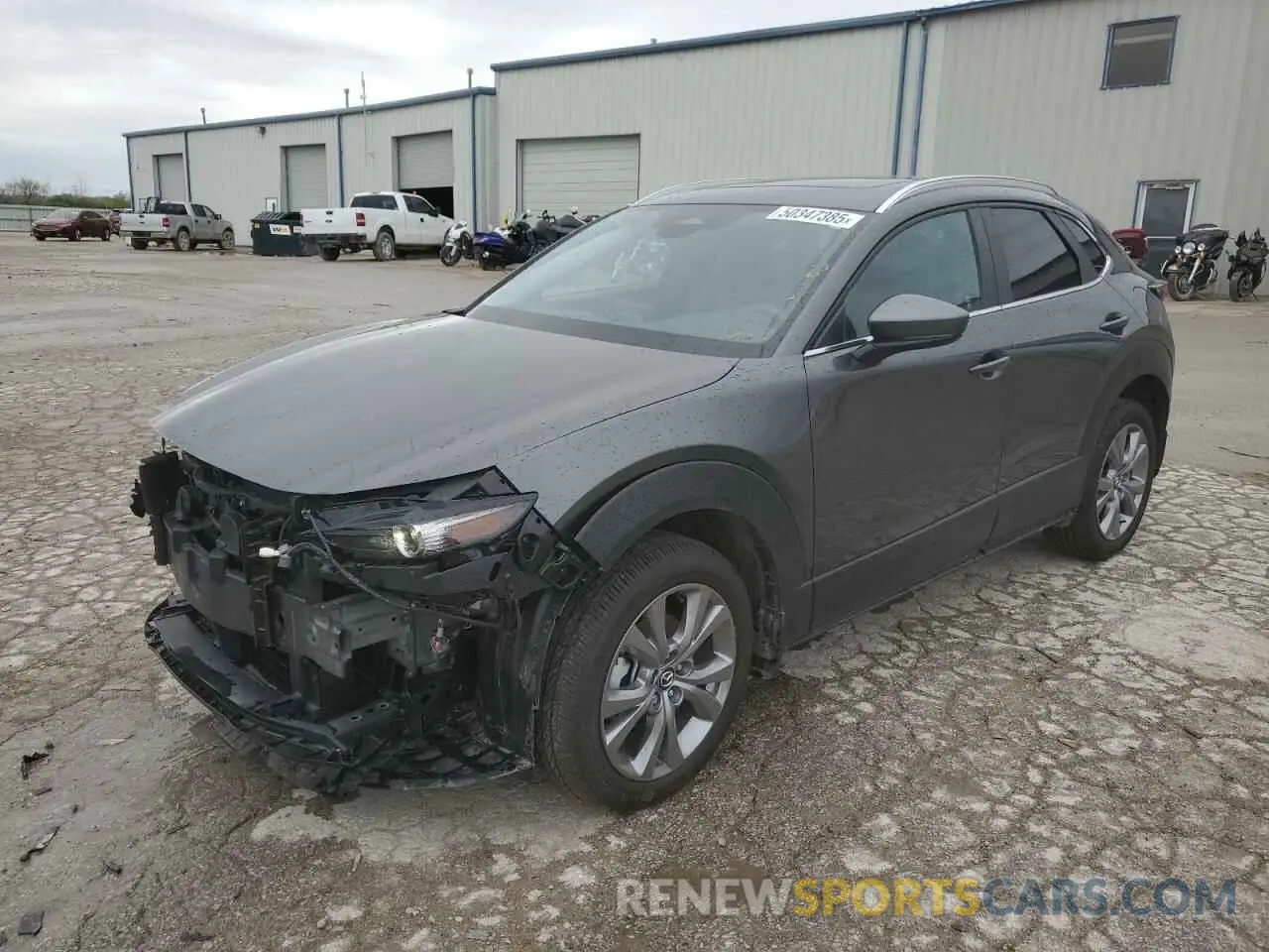1 Photograph of a damaged car 3MVDMBCM6RM616634 MAZDA CX30 2024
