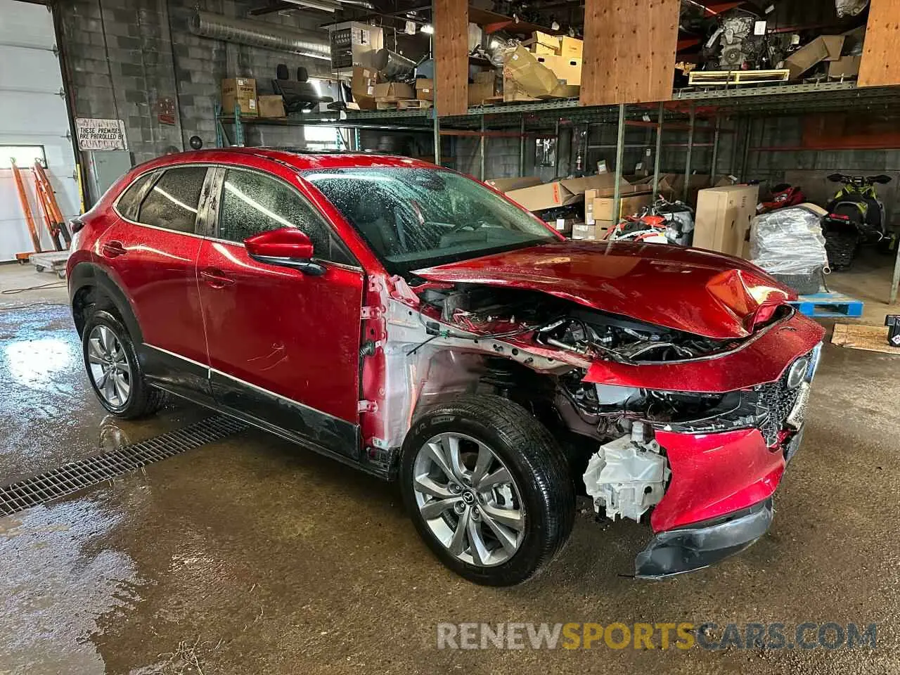 2 Photograph of a damaged car 3MVDMBCM7RM695957 MAZDA CX30 2024
