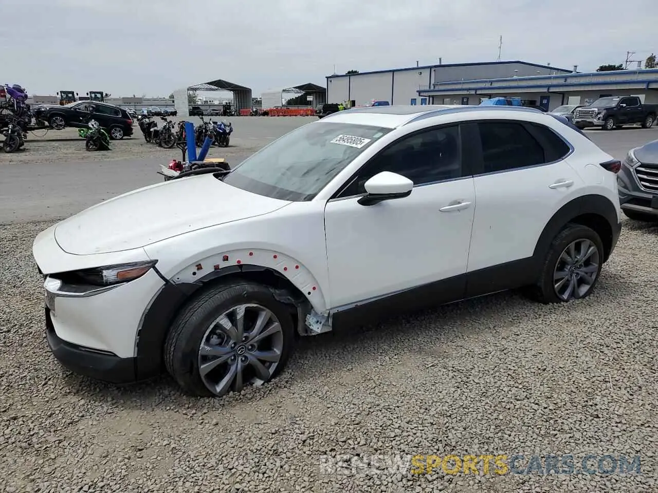 1 Photograph of a damaged car 3MVDMBCM8RM625691 MAZDA CX30 2024