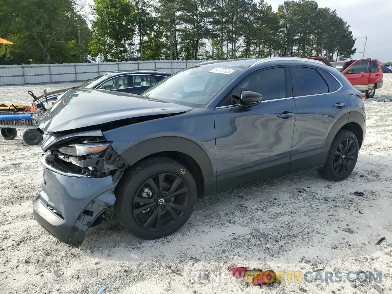 1 Photograph of a damaged car 3MVDMBCMXRM604194 MAZDA CX30 2024