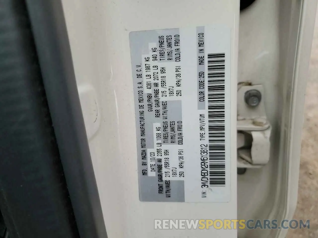 14 Photograph of a damaged car 3MVDMBDM2RM613812 MAZDA CX30 2024