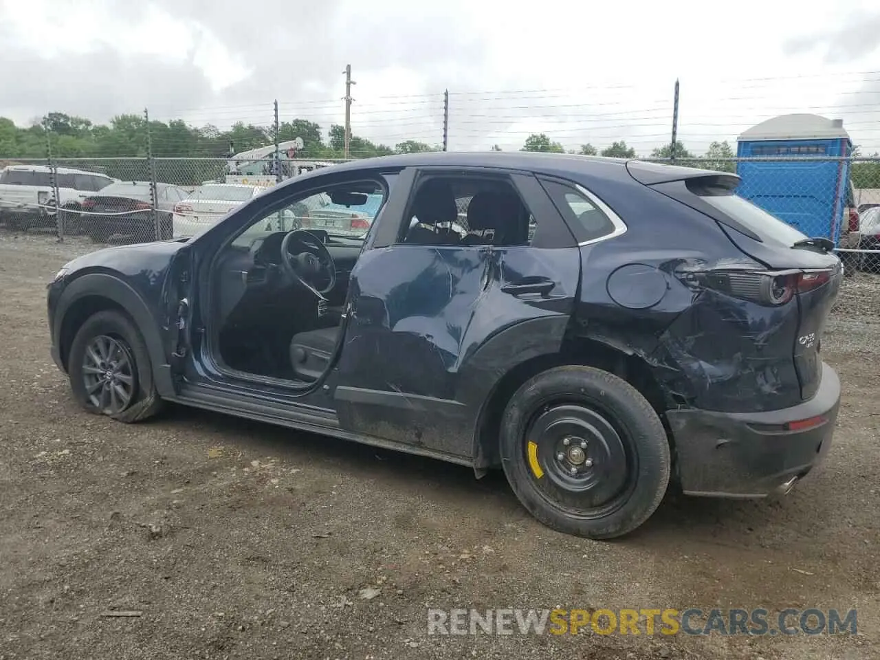 2 Photograph of a damaged car 3MVDMBAMXSM793468 MAZDA CX30 2025