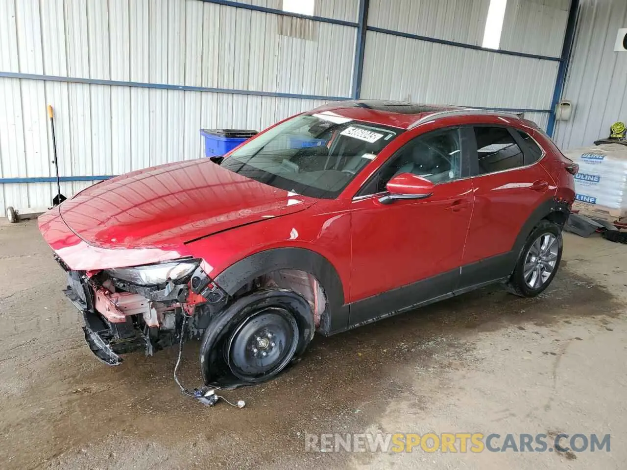 1 Photograph of a damaged car 3MVDMBCM9SM775850 MAZDA CX30 2025