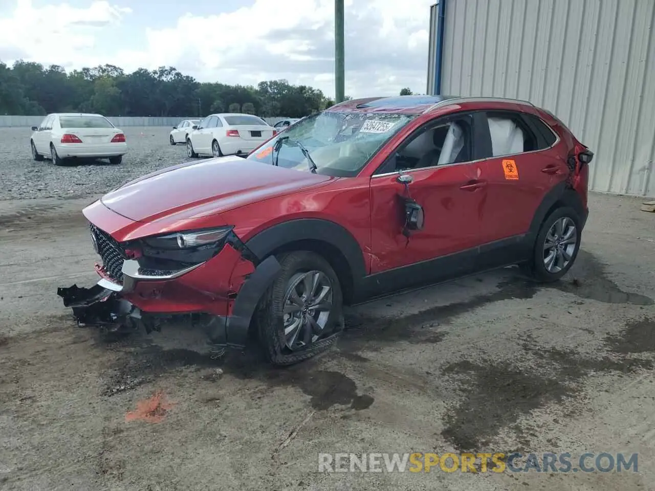 1 Photograph of a damaged car 3MVDMBCM9SM791529 MAZDA CX30 2025