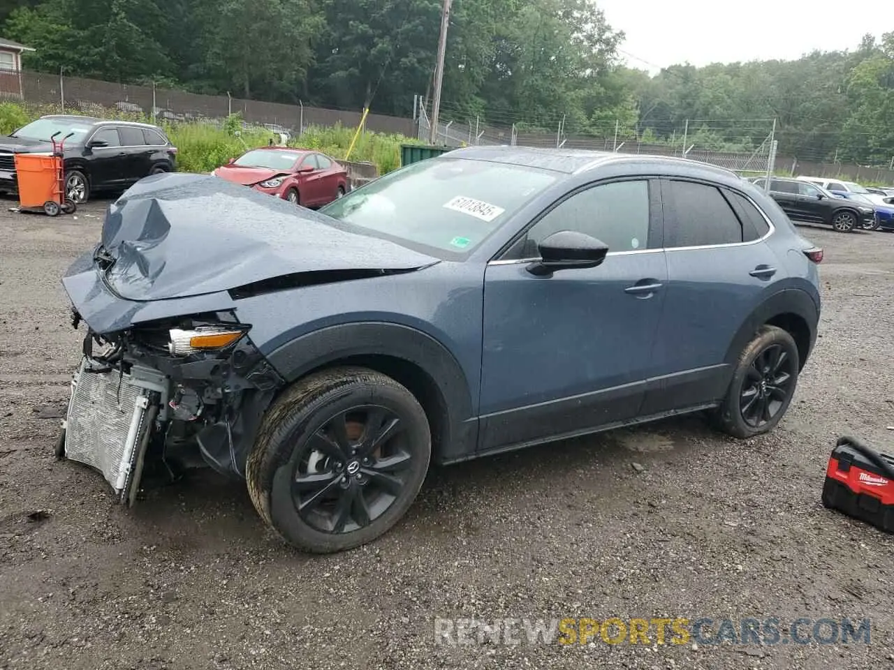 1 Photograph of a damaged car 3MVDMBCM9SM800942 MAZDA CX30 2025